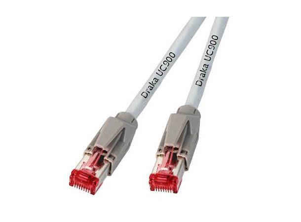 SFTP Patch Cat.6A -  7,5 m Grå LSZH 1000MHz 27AWG Halogenfri Snagless 